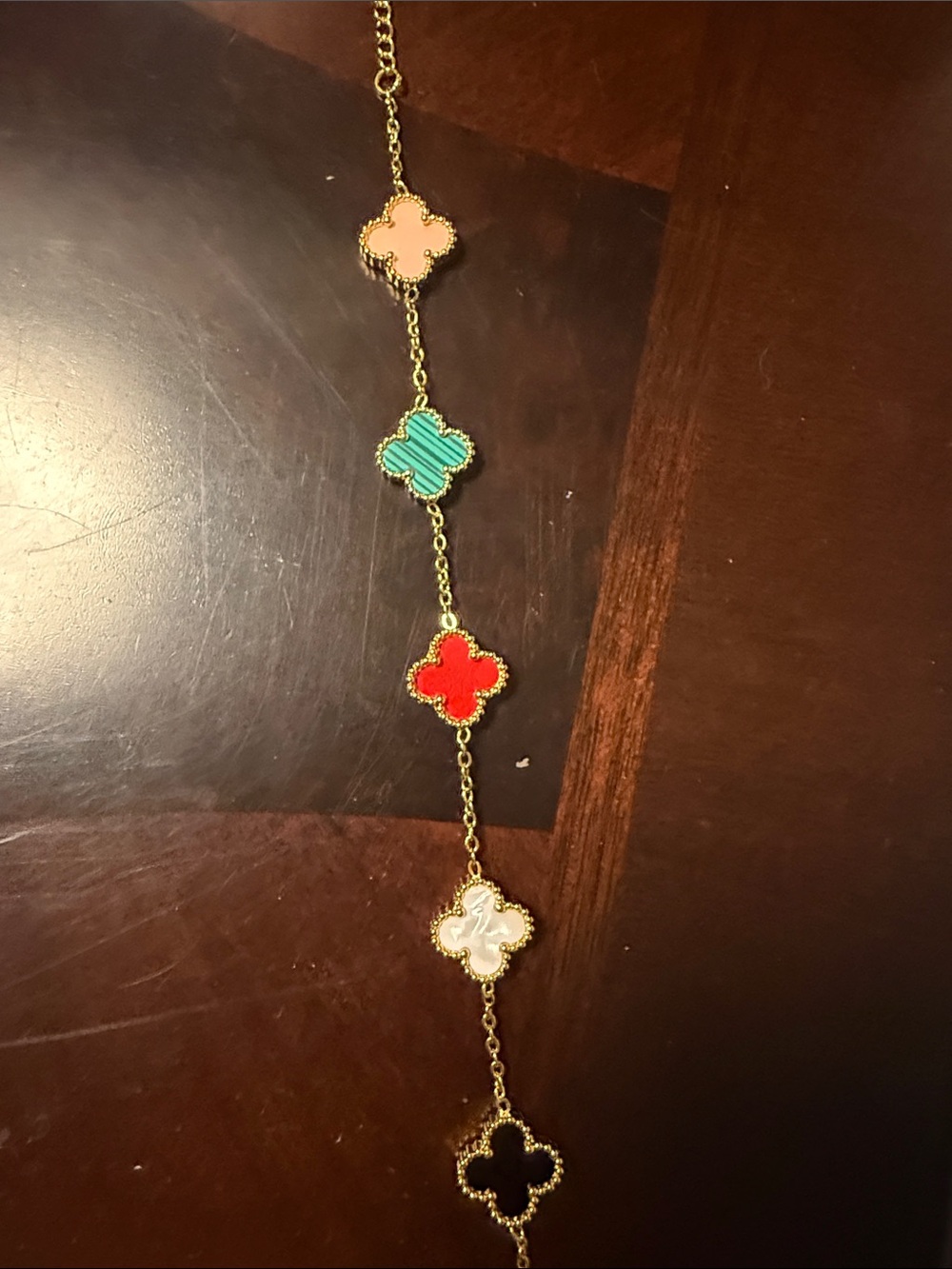 Clover Bracelet- multi colored